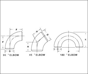 astm a 815 duplex steel elbow