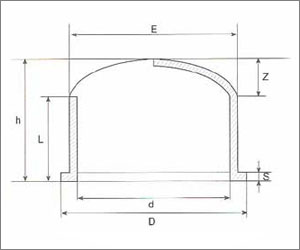 astm a403 stainless steel pipe end cap