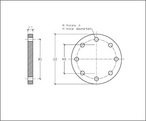 duplex steel blind flanges