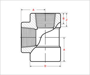 duplex steel threaded tee manufacturer