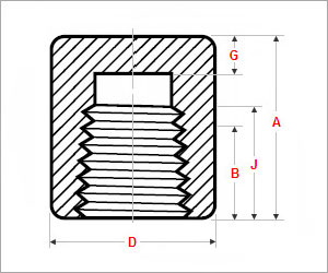 stainless steel astm a403 threaded cap